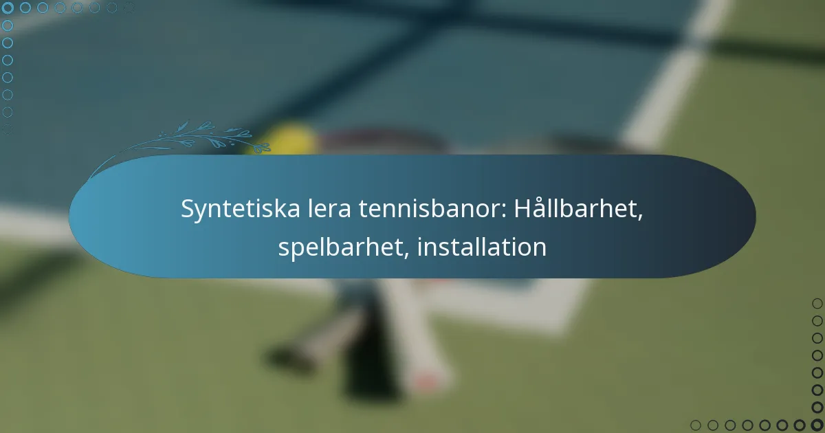 featured-image-syntetiska-lera-tennisbanor-hallbarhet-spelbarhet-installation